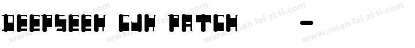 deepseek cjk patch字体下载字体转换